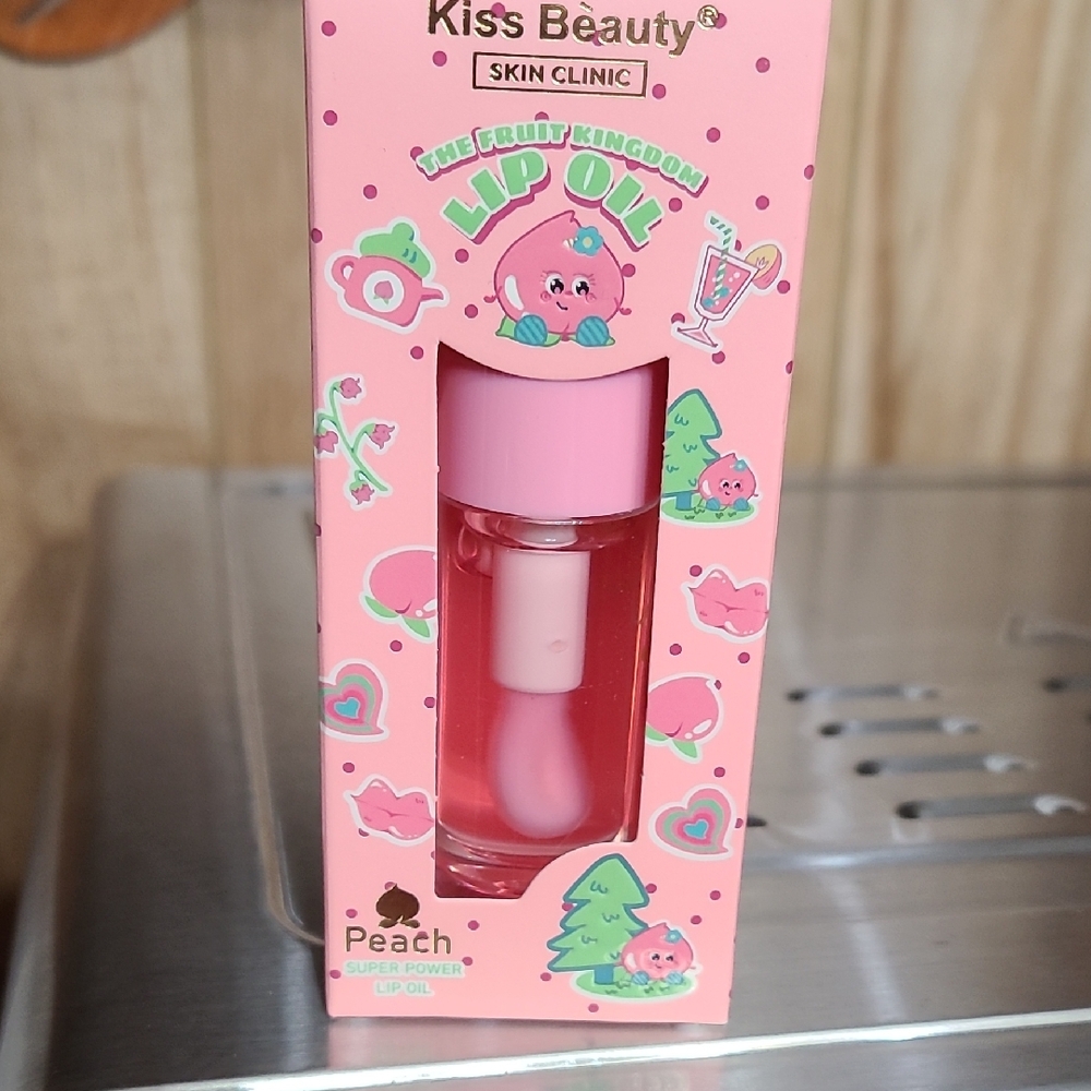 Peach Lip Oil - Pink